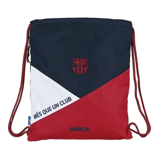 Saco Mochila com Cordas F.C. Barcelona Corporativa Azul Grená 35 x 40 x 1 cm