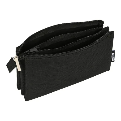 Bolsa Escolar Safta Preto (22 x 12 x 3 cm)