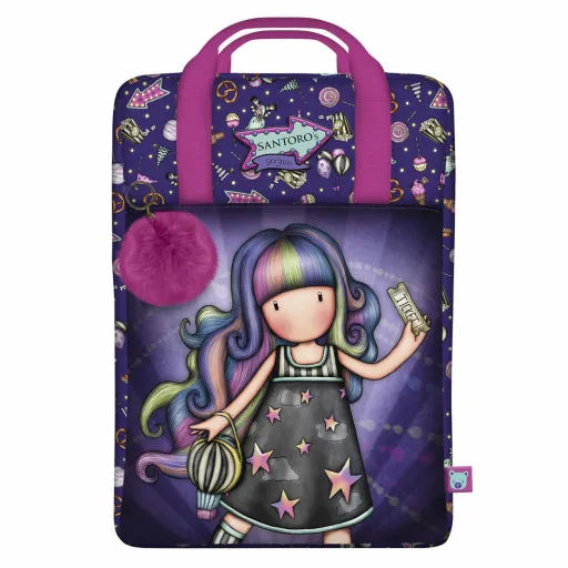 Mochila Escolar Gorjuss Up And Away Roxo 25 x 36 x 10 cm