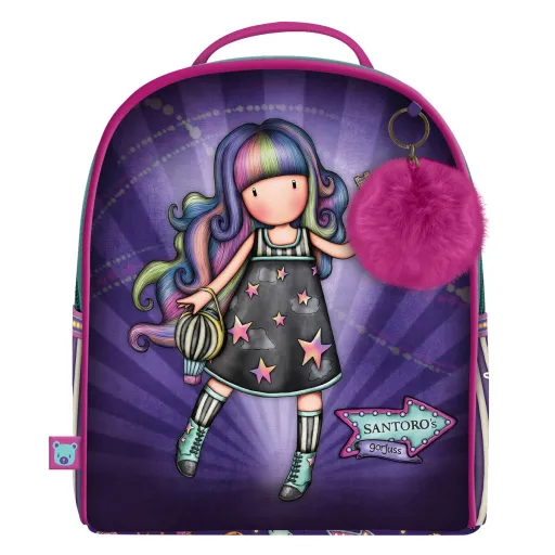 Mochila Escolar Gorjuss Up And Away Roxo 20 x 22 x 10 cm