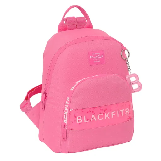 Mochila Infantil BlackFit8 Glow up Mini Cor de Rosa (25 x 30 x 13 cm)