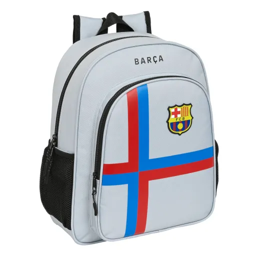 Mochila Escolar F.C. Barcelona Cinzento 32 x 38 x 12 cm