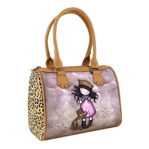 Bolso de Mão Gorjuss Leopardo (28 x 22 x 13 cm)