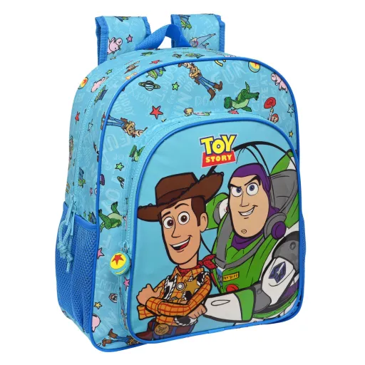 Mochila Escolar Toy Story Ready to Play Azul Claro (32 x 38 x 12 cm)