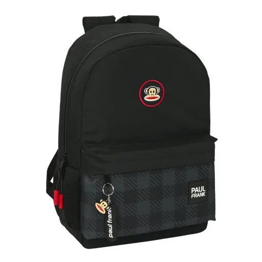 Mochila Escolar Paul Frank Campers Preto (30 x 46 x 14 cm)