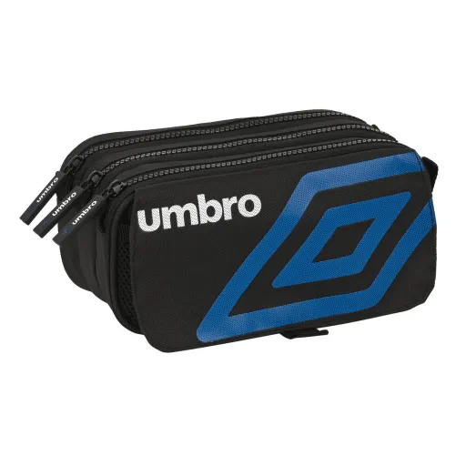 Malas para Tudo Triplas Umbro Flash Preto (21,5 x 10 x 8 cm)