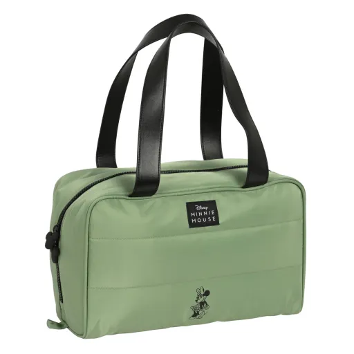 Nécessaire Escolar Minnie Mouse Mint Shadow Verde Militar 31 x 14 x 19 cm