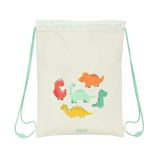 Saco Mochila com Cordas Safta Dinos Creme