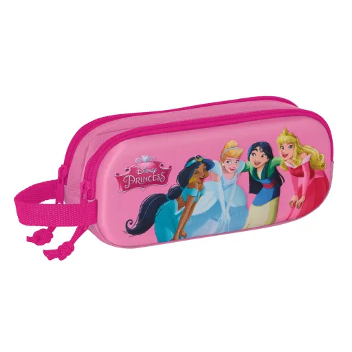 Malas para Tudo Duplas Disney Princess Cor de Rosa 21 x 8 x 6 cm 3D