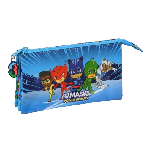 Malas para Tudo Triplas PJ Masks Azul 22 x 12 x 3 cm