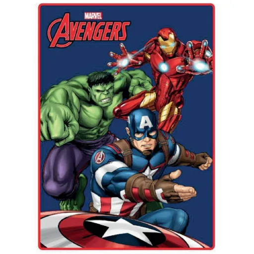 Manta The Avengers Super Heroes 100 x 140 cm Multicolor Poliéster