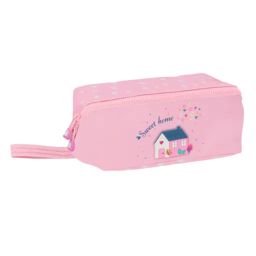 Bolsa Escolar Glow Lab Sweet Home Cor de Rosa 22 x 10 x 10 cm