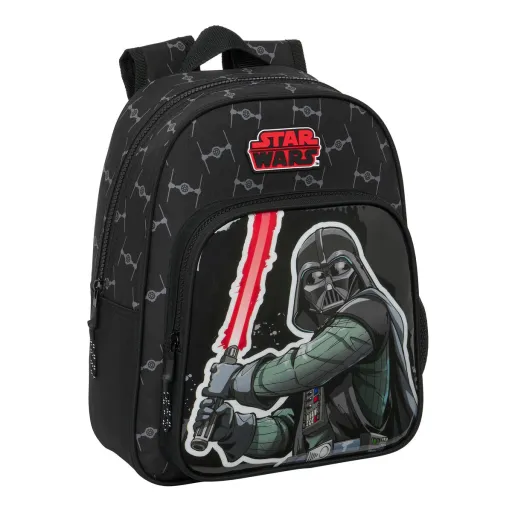 Mochila Escolar Star Wars The Fighter Preto 27 x 33 x 10 cm