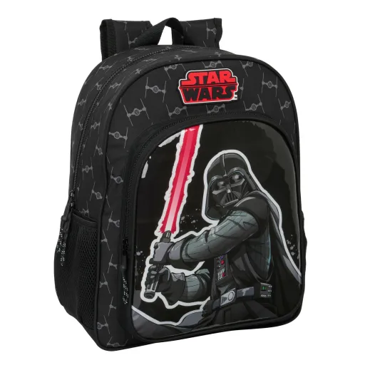 Mochila Escolar Star Wars The Fighter Preto 32 X 38 X 12 cm