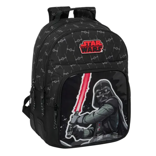 Mochila Escolar Star Wars The Fighter Preto 32 x 42 x 15 cm