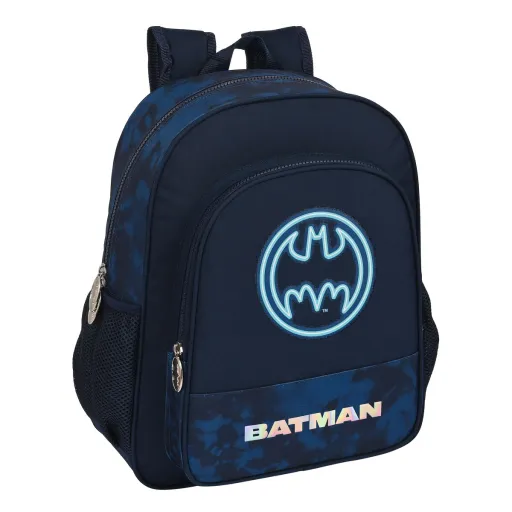 Mochila Escolar Batman Legendary Azul Marinho 32 X 38 X 12 cm