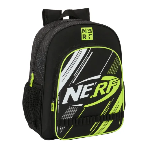 Mochila Escolar Nerf Get Ready Preto 32 X 38 X 12 cm