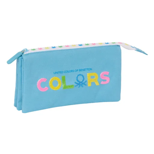 Malas para Tudo Triplas Benetton Spring Azul Celeste 22 x 12 x 3 cm