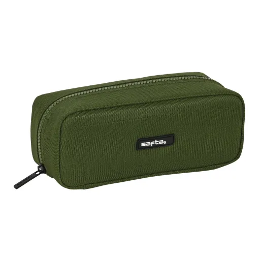 Bolsa Escolar Safta Dark Forest Preto Verde 21 x 8 x 8 cm