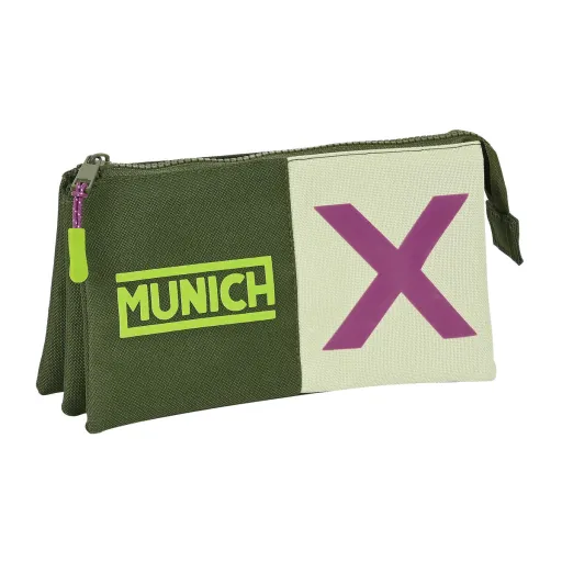 Malas para Tudo Triplas Munich Bright Khaki Verde 22 x 12 x 3 cm