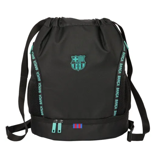 Mochila Saco Infantil F.C. Barcelona Preto 35 x 40 x 1 cm