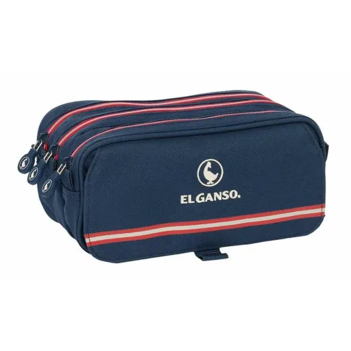 Mochila Escolar El Ganso Classic Azul Marinho 21,5 x 10 x 8 cm