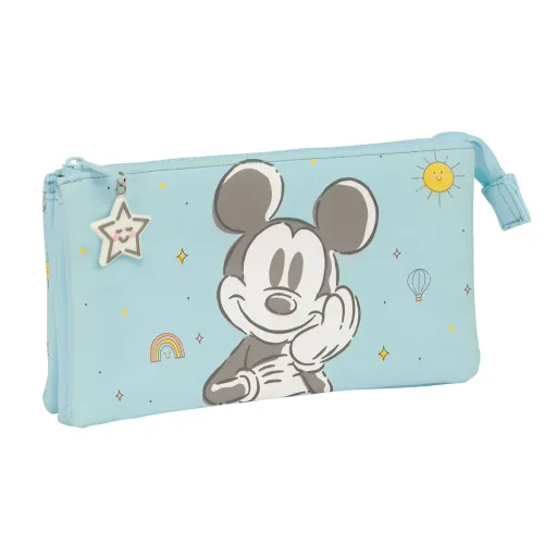 Malas para Tudo Triplas Mickey Mouse Clubhouse Baby Azul Claro 22 x 12 x 3 cm