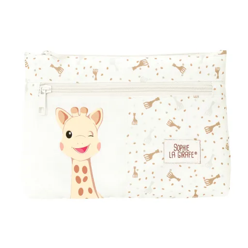 Malas para Tudo Duplas Sophie la Girafe Bege 23 x 16 x 3 cm