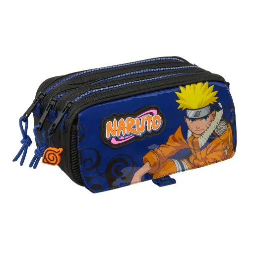 Malas para Tudo Triplas Naruto Ninja Azul Preto 21,5 x 10 x 8 cm