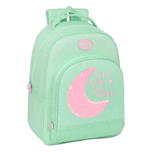 Mochila Escolar BlackFit8 Moon Verde 32 x 42 x 15 cm