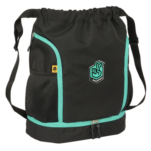 Saco Mochila com Cordas Kings League El Barrio Preto 35 x 40 x 1 cm