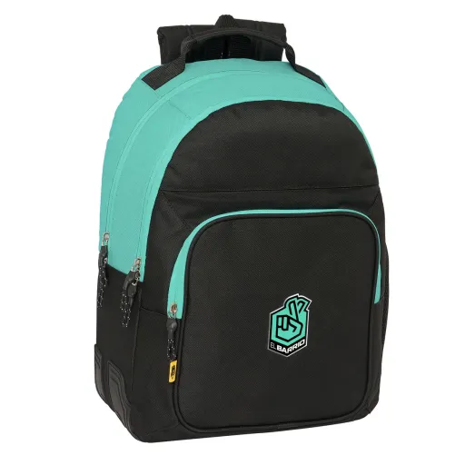 Mochila Escolar Kings League El Barrio Preto 32 x 42 x 15 cm