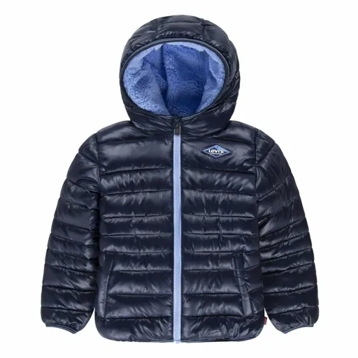 Casaco Infantil Levi's Lined Mdwt Puffer J Dress Azul Escuro