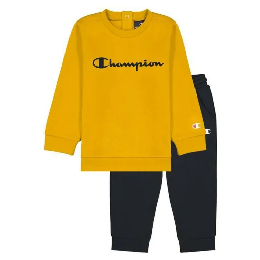 Fato de Treino para Bebé Champion Crewneck Baby Amarelo