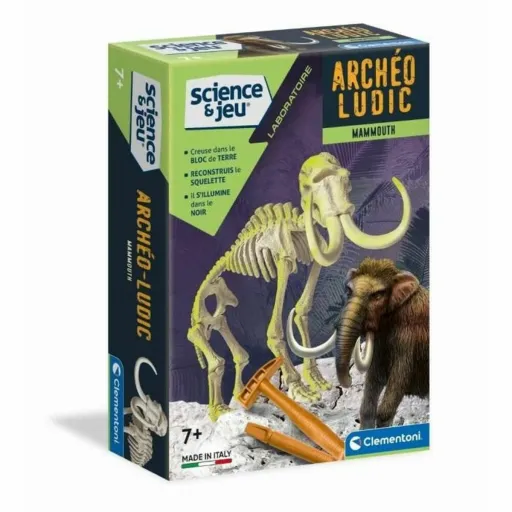 Jogo de Ciência Clementoni Archéo Ludic Mammoth Fluorescente