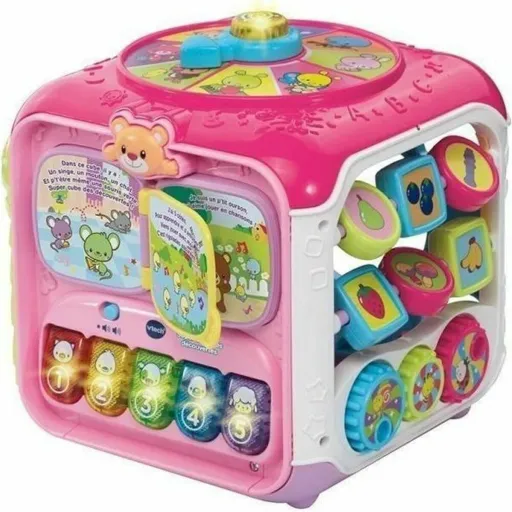 Jogo Educativo Vtech Baby Super Cube Des Découvertes Rose