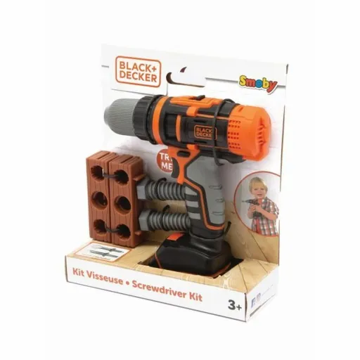 Berbequim de Brincar Smoby Black + Decker