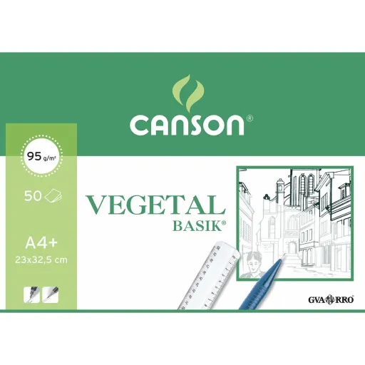 Bloco de Desenho Canson Papel Vegetal Transparente