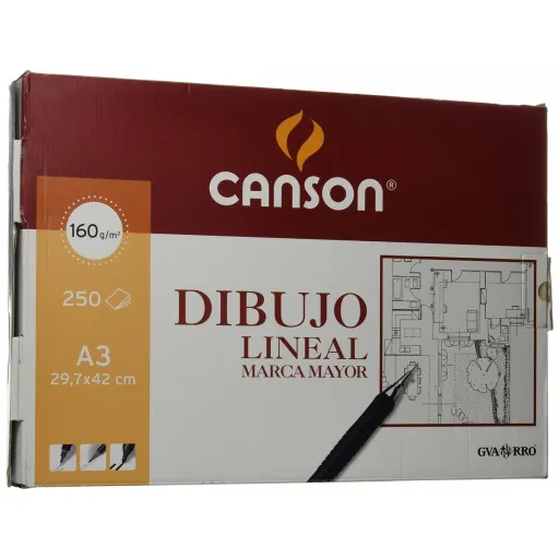 Papel de Desenho Canson Basik Branco A3 250 Folhas