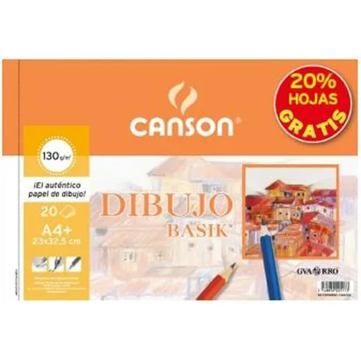 Bloco de Desenho Canson Basik Microperfurado 130 g/m²