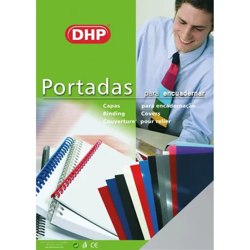 Capas de Encadernação DHP Transparente A4 PVC 100 Peças