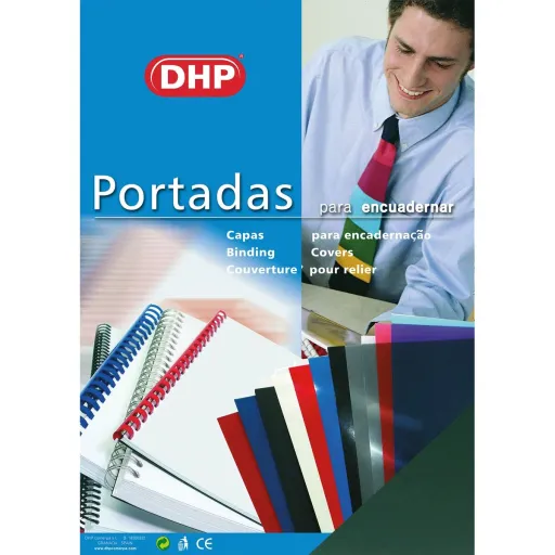 Capas de Encadernação DHP Verde A4 Polipropileno 100 Peças