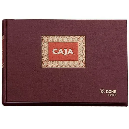 Livro de Contas DOHE 09926 Castanho-Avermelhado Quarto 100 Folhas