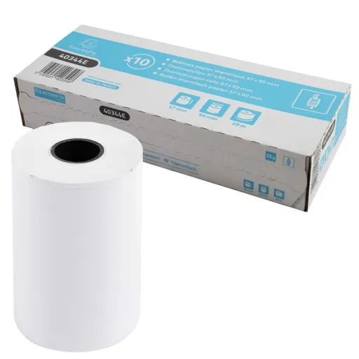 Rolo Papel Térmico Exacompta Branco (10 Unidades)