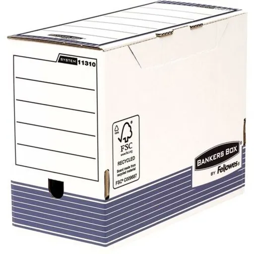 Caixa de Arquivo Fellowes 10 Unidades Azul Branco A4