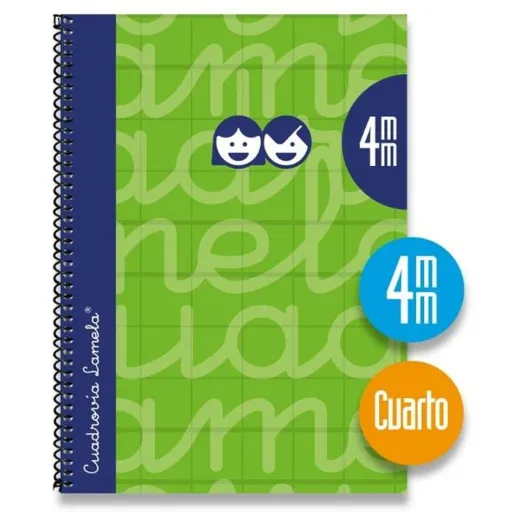 Caderno Lamela Verde Quarto 5 Peças 80 Folhas