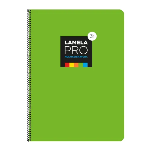 Caderno Lamela Azul Din A4 5 Peças 100 Folhas