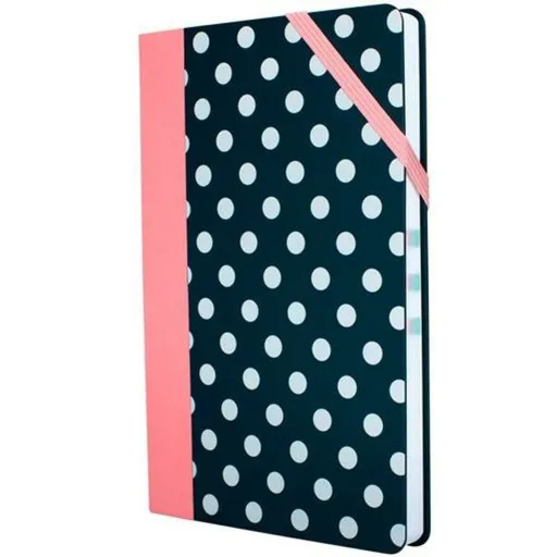 Caderno de Notas Milan Paperbook Branco Preto 21 x 14,6 x 1,6 cm