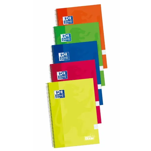 Caderno Oxford Write&Erase Multicolor Din A4 80 Folhas (5 Peças)