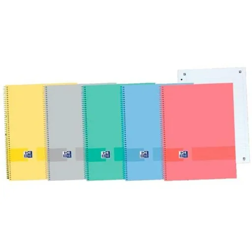 Caderno Oxford &You Europeanbook 0 Tampa Dura Multicolor A4 5 Peças 100 Folhas